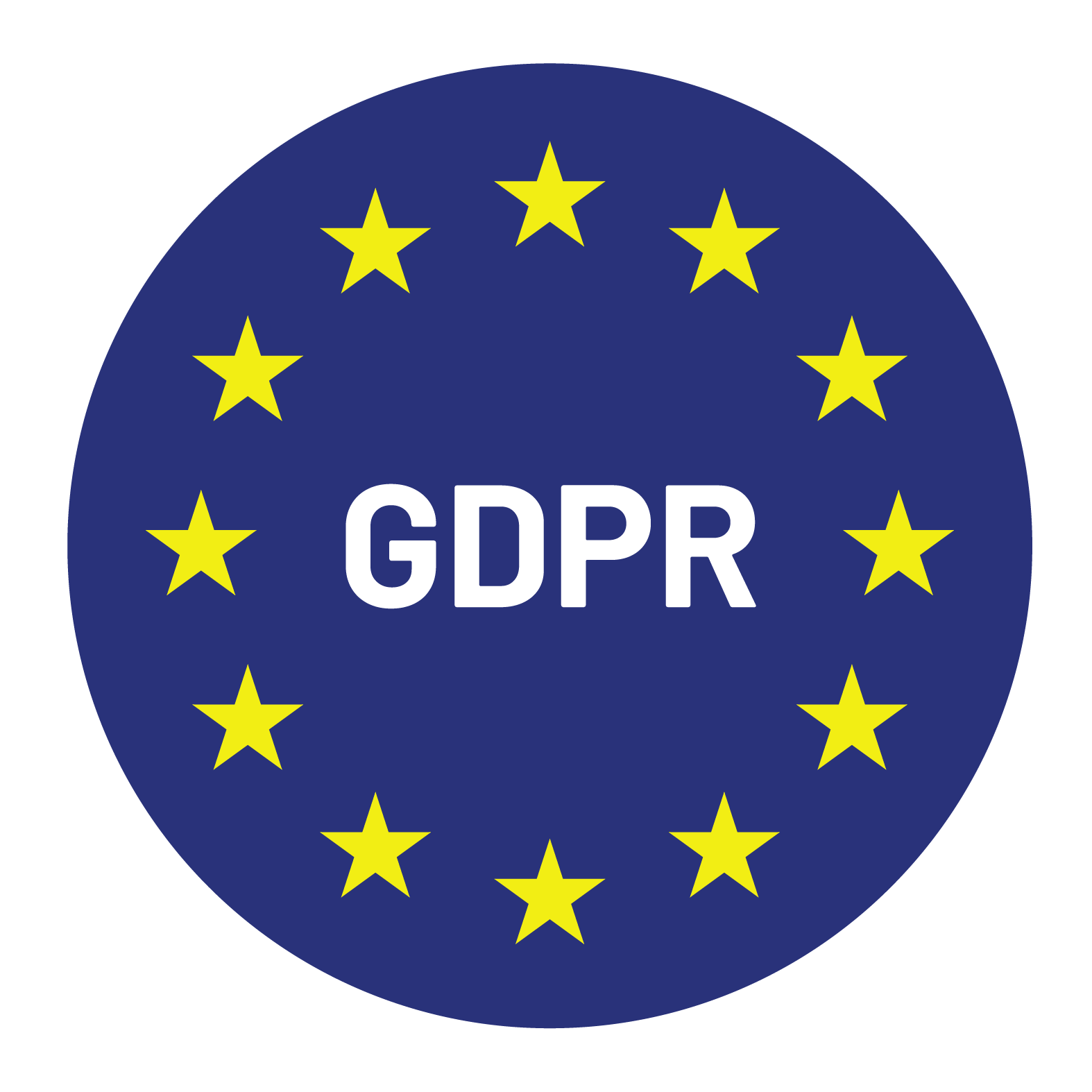 Graphic illustrating GDPR compliance for Doctument's website, showing secure data handling and adherence to privacy regulations